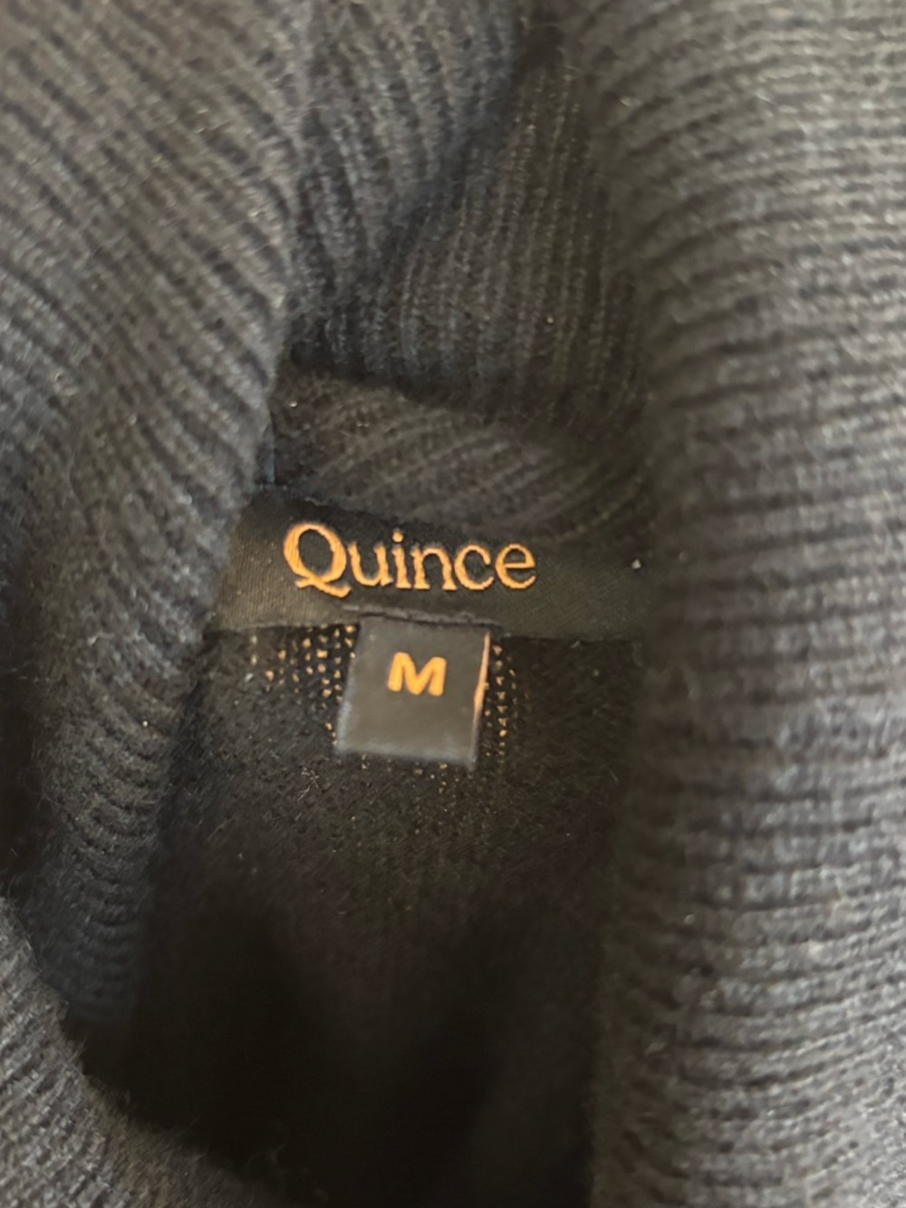 Quince Mongolian Cashmere Turtleneck Sweater Dress Black M - Picture 8 of 13